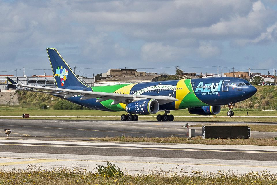 azul, flight, porto, campinas, airplane, airlines